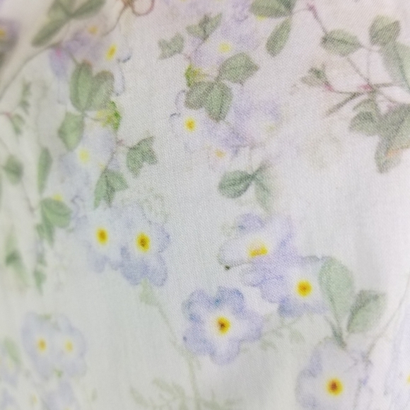 Christy Dawn Rosalee ditsy floral flutter short sleeve blouse cottagecore - Picture 14 of 14
